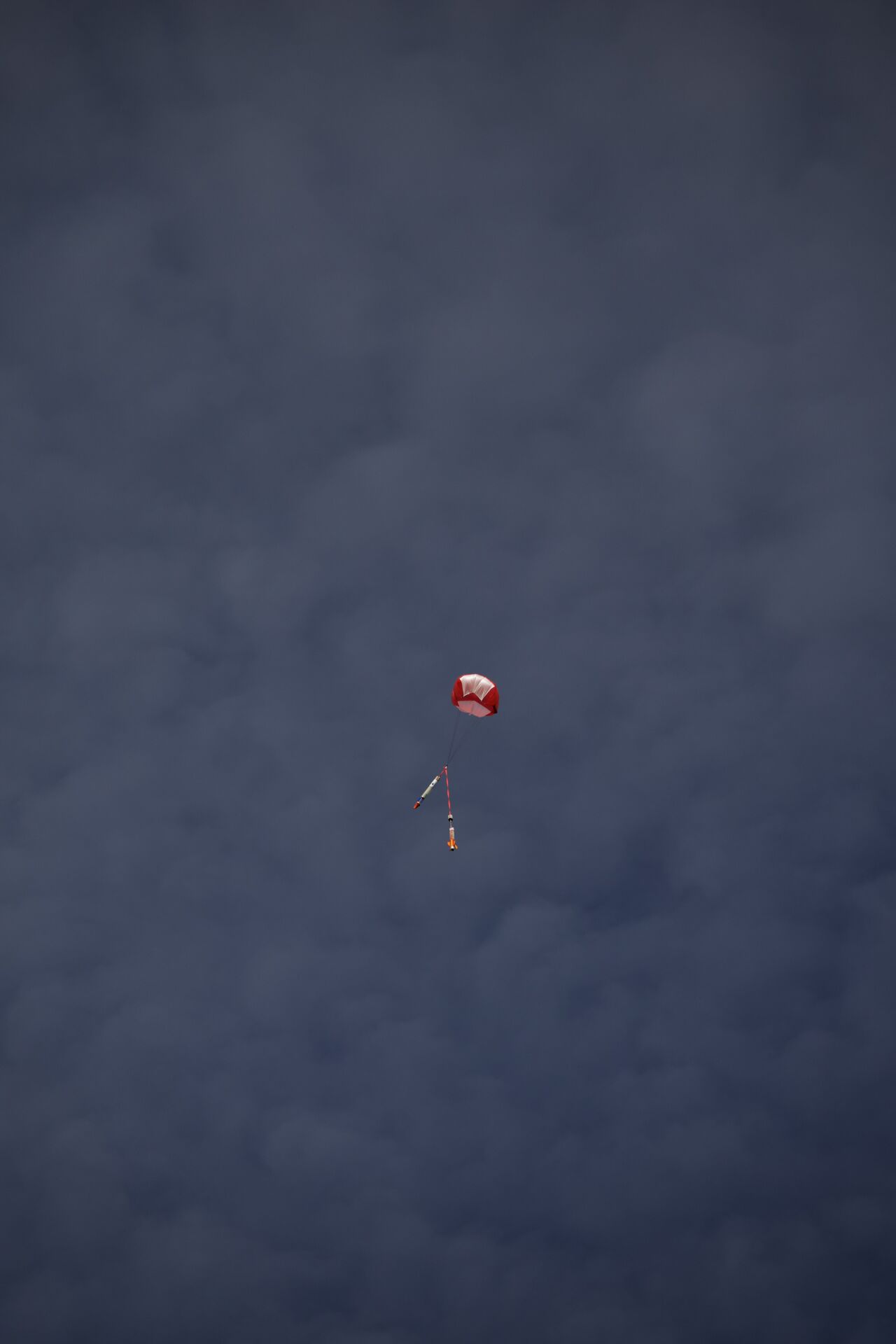Rocket on it's way down